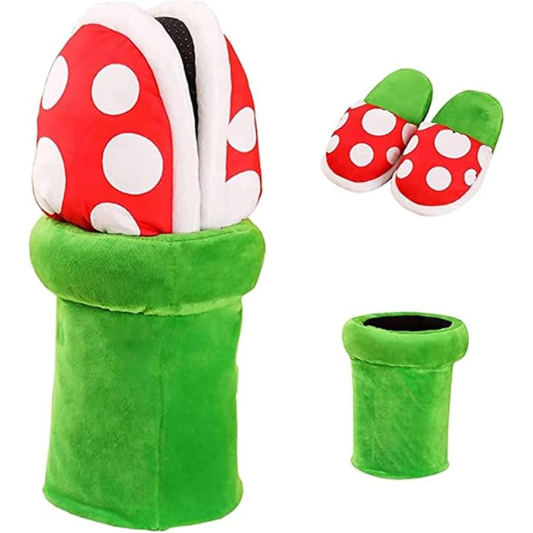Pantuflas Planta Carnívora para Fans del Gaming